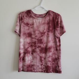 Womens Van's Tye Dye T shirt Size Medium